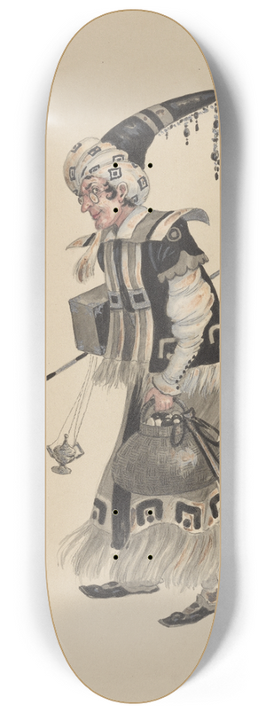 Will R. Barnes - Magician-Man 8.25 inch art skate deck