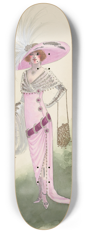 Will R. Barnes - Miss Meade-Act II-Bossy 8.25 inch art skate deck Will R. Barnes - Miss Meade-Act II-Bossy 8.25 inch art skate deck