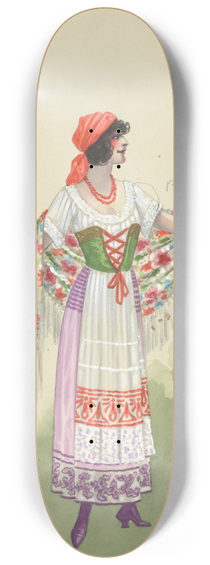 Will R. Barnes - Natalie-Act II 8.25 inch art skate deck