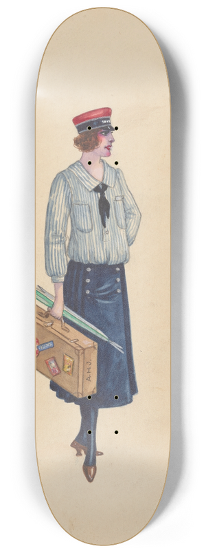 Will R. Barnes - Porters, 6 8.25 inch art skate deck