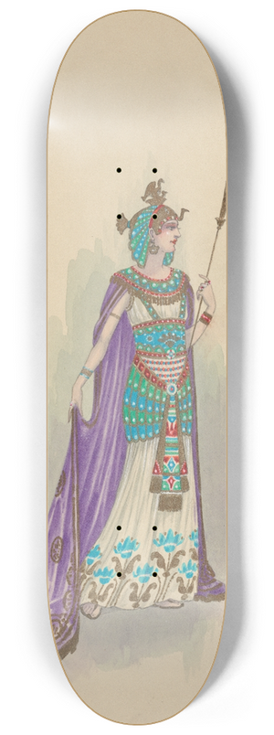 Will R. Barnes - Queen of Egypt 8.25 inch art skate deck