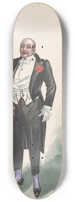 Will R. Barnes - Richter; Act II, 121 8.25 inch art skate deck