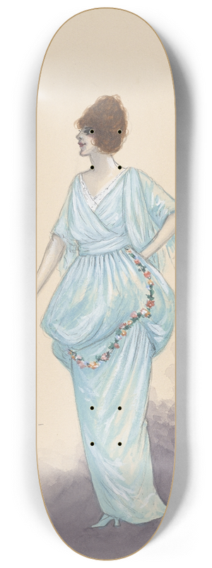 Will R. Barnes - Tango Girl; Act II, 4 8.25 inch art skate deck