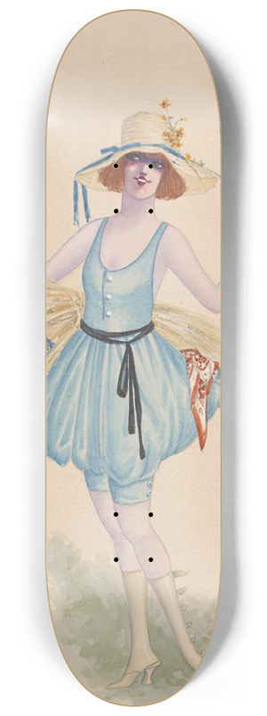 Will R. Barnes - The Farmers, 30 8.25 inch art skate deck