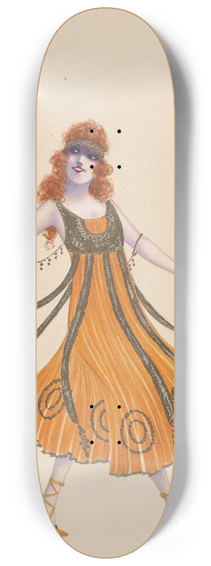 Will R. Barnes - The Hours-6 a.m. 8.25 inch art skate deck