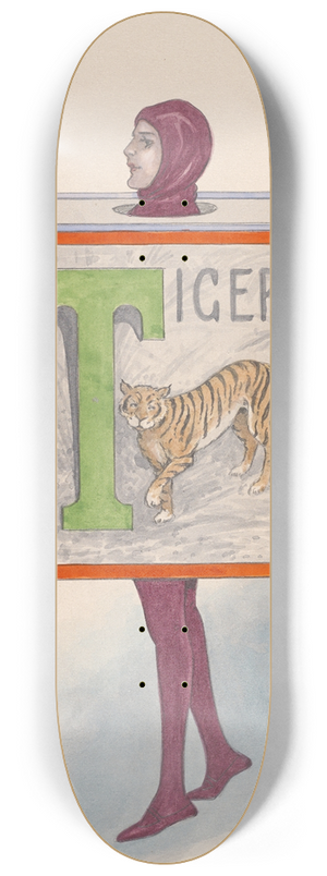 Will R. Barnes - Theo Roosevelt, No. 3 8.25 inch art skate deck