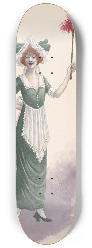 Will R. Barnes - Tillie; Act I, 28 8.25 inch art skate deck