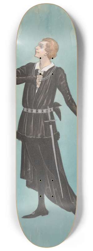 Will R. Barnes - Tragedy, 5 8.25 inch art skate deck