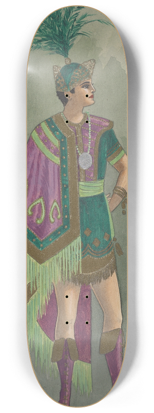 Will R. Barnes - untitled 8.25 inch art skate deck Will R. Barnes - untitled 8.25 inch art skate deck