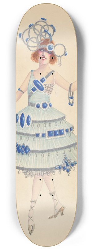 Will R. Barnes - untitled 8.25 inch art skate deck Will R. Barnes - untitled 8.25 inch art skate deck