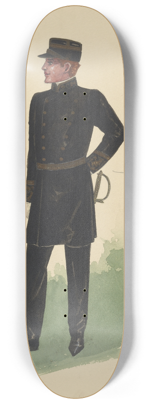 Will R. Barnes - untitled 8.25 inch art skate deck