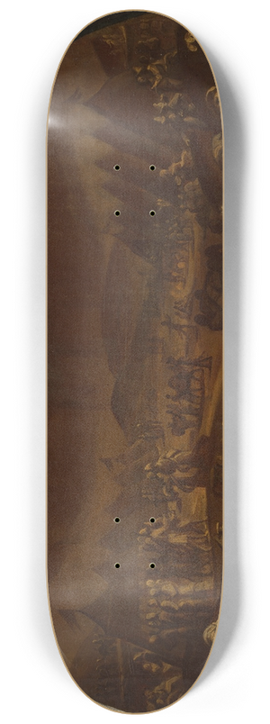 Aurelio Lomi - The Gathering of Manna 8.25 inch art skate deck