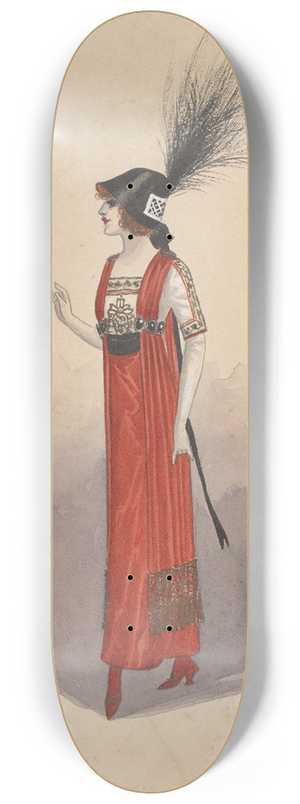 Will R. Barnes - untitled 8.25 inch art skate deck