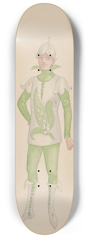 Will R. Barnes - Untitled 8.25 inch art skate deck