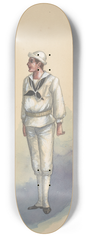 Will R. Barnes - U.S. Sailors 8.25 inch art skate deck Will R. Barnes - U.S. Sailors 8.25 inch art skate deck