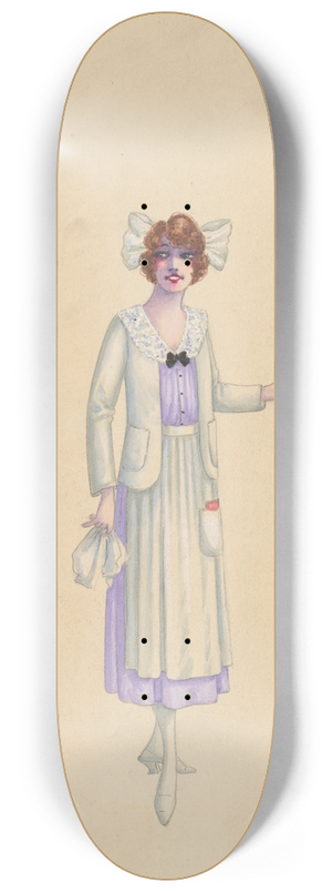 Will R. Barnes - Waiterettes 8.25 inch art skate deck