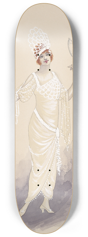 Will R. Barnes - Womans costume 8.25 inch art skate deck