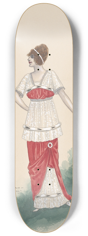 Will R. Barnes - Womans costume 8.25 inch art skate deck