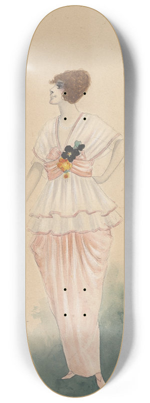 Will R. Barnes - Womans costume 8.25 inch art skate deck