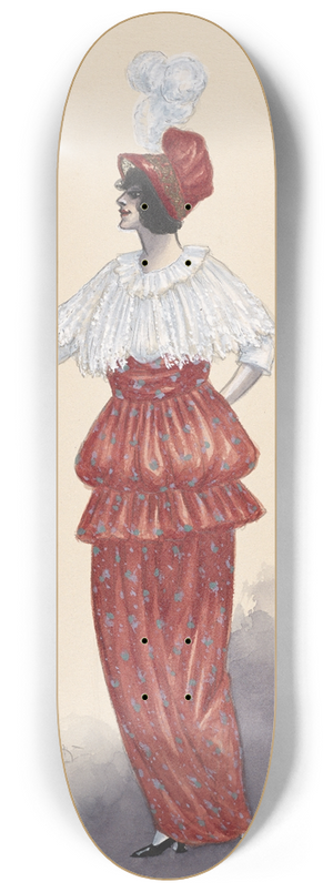 Will R. Barnes - Womans costume 8.25 inch art skate deck