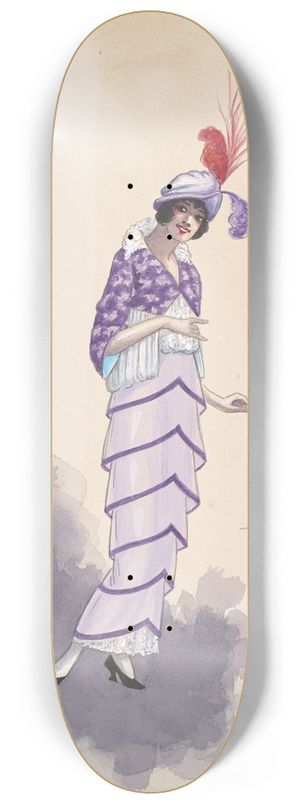 Will R. Barnes - Womans costume 8.25 inch art skate deck