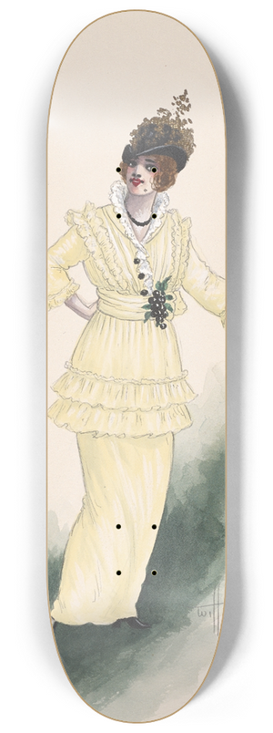 Will R. Barnes - Womans costume 8.25 inch art skate deck