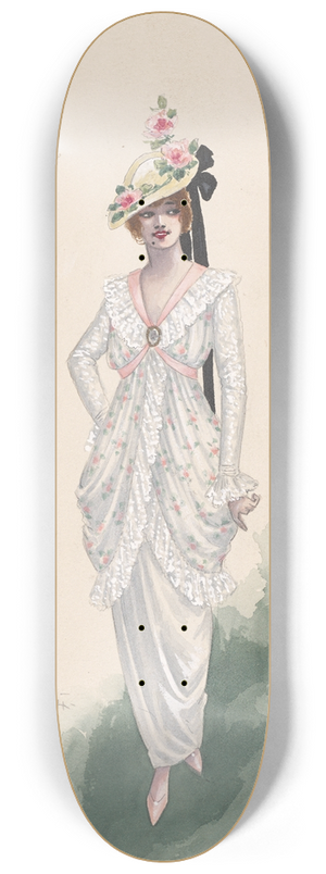 Will R. Barnes - Womans costume 8.25 inch art skate deck