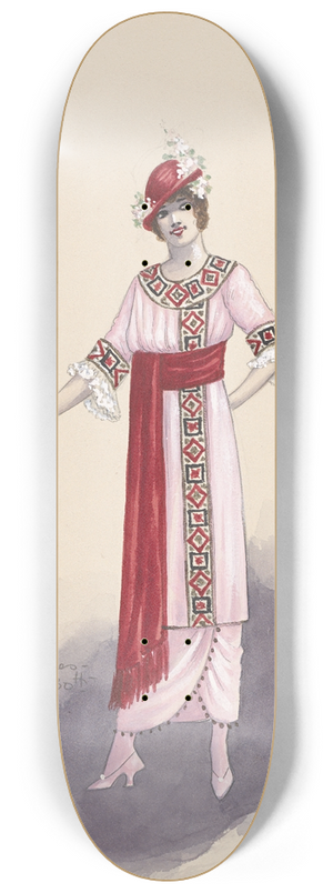 Will R. Barnes - Womans costume 8.25 inch art skate deck