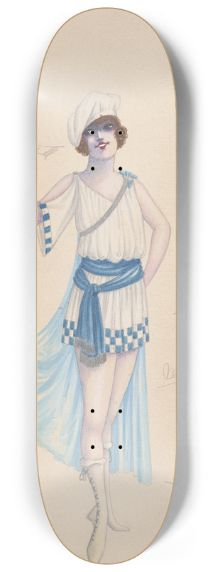 Will R. Barnes - Youth-Miss Fleck 8.25 inch art skate deck