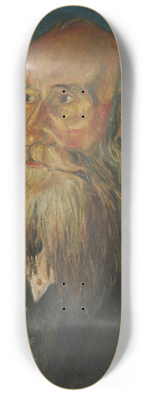 Willy Oeser - Portrait of J. Giessler 8.25 inch art skate deck