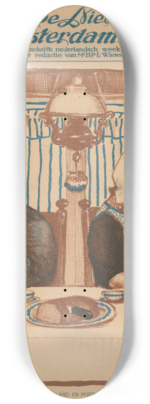 Willy Sluiter - Nederland en Posthuma 8.25 inch art skate deck