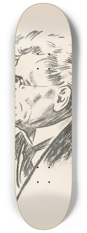 Willy Sluiter - Portret van E. Bonebakker 8.25 inch art skate deck