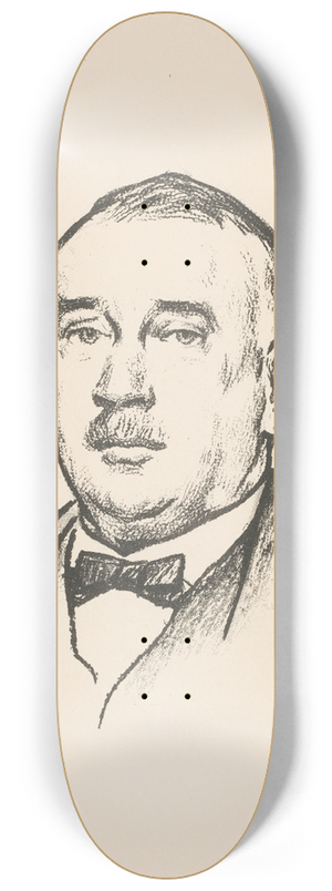 Willy Sluiter - Portret van Eltjo Aldegondus van Beresteyn 8.25 inch art skate deck