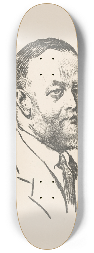 Willy Sluiter - Portret van Jan Kalf 8.25 inch art skate deck