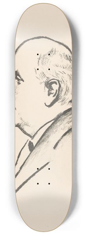 Willy Sluiter - Portret van Jan van Leeuwen 8.25 inch art skate deck