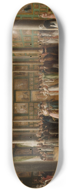 Wincenty Kasprzycki - Reception at the exhibition 8.25 inch art skate deck