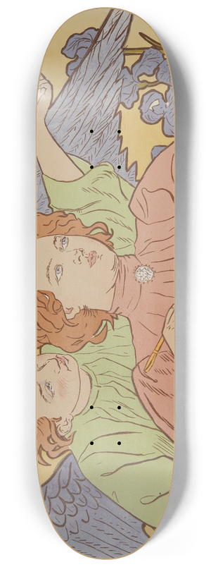 Wincenty Wodzinowski - Wieczorek z tacami 8.25 inch art skate deck