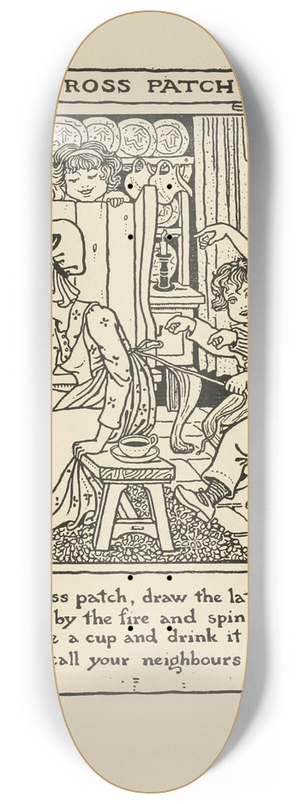 Winifred Smith - Cross Patch 8.25 inch art skate deck