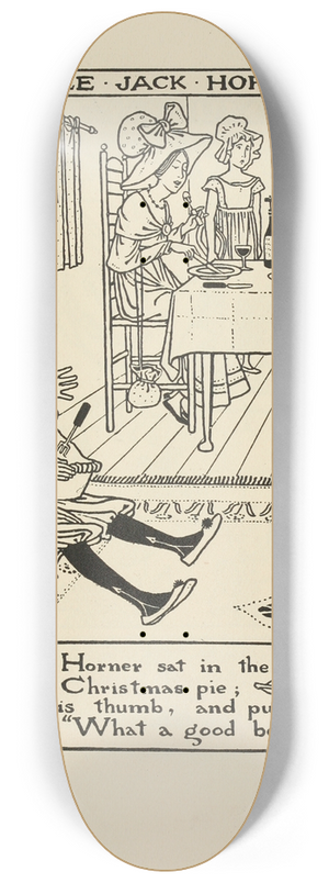 Winifred Smith - Little jack horner 8.25 inch art skate deck