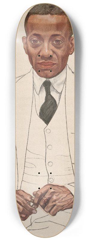 Winold Reiss - Alain Locke 8.25 inch art skate deck