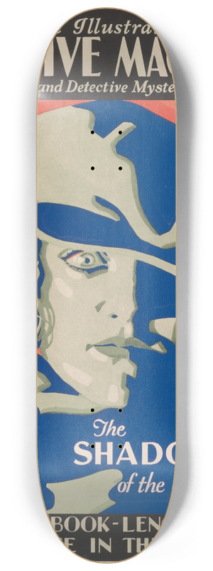 Winold Reiss - The illustrated detective magazine 8.25 inch art skate deck Winold Reiss - The illustrated detective magazine 8.25 inch art skate deck