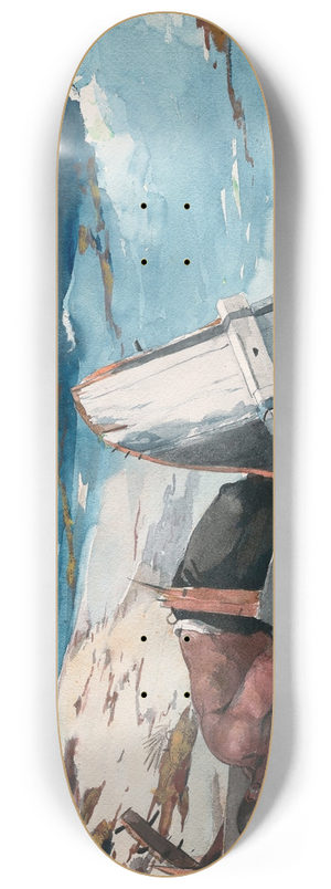 Winslow Homer - After the Hurricane, Bahamas 8.25 inch art skate deck