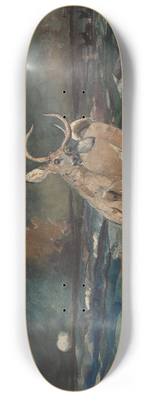 Winslow Homer - A Good Shot, Adirondacks 8.25 inch art skate deck Winslow Homer - A Good Shot, Adirondacks 8.25 inch art skate deck