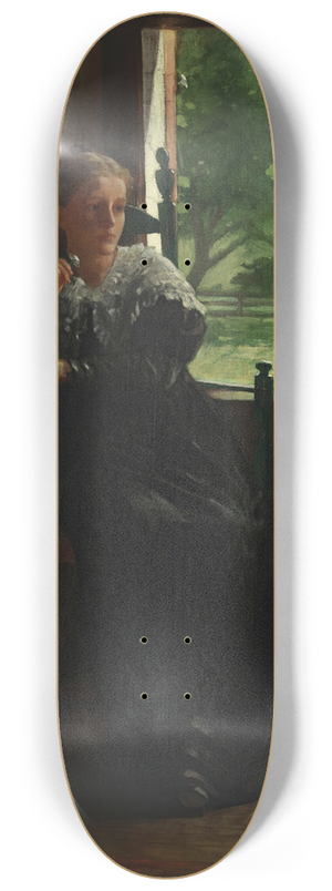 Winslow Homer - At the Window 8.25 inch art skate deck