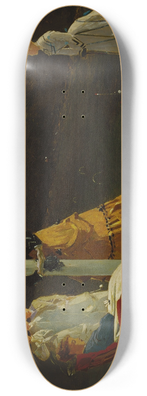 Winslow Homer - Croquet Match 8.25 inch art skate deck