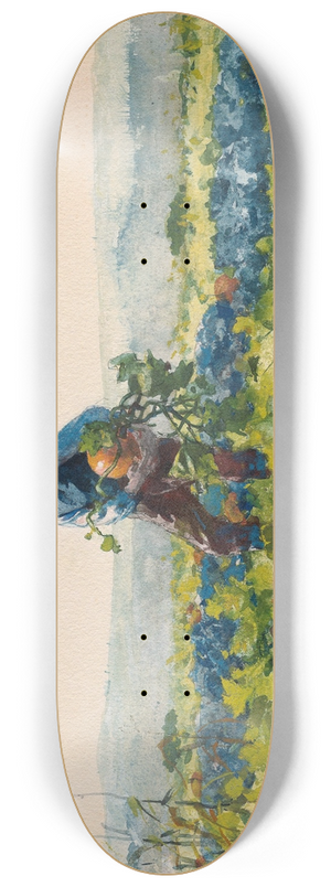 Winslow Homer - For to Be a Farmers Boy 8.25 inch art skate deck