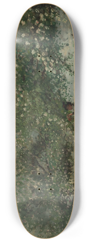 Winslow Homer - Girl Picking Apple Blossoms 8.25 inch art skate deck