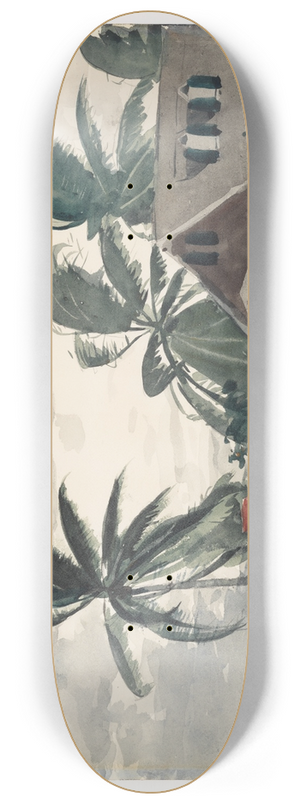 Winslow Homer - Hurricane, Bahamas 8.25 inch art skate deck