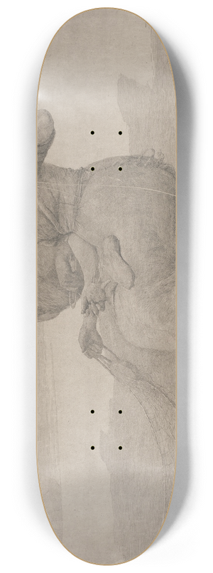 Winslow Homer - Mending the Tears 8.25 inch art skate deck