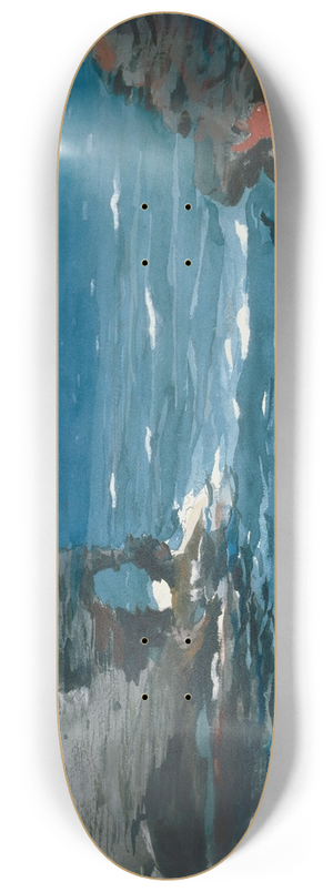 Winslow Homer - Rocky Shore, Bermuda 8.25 inch art skate deck